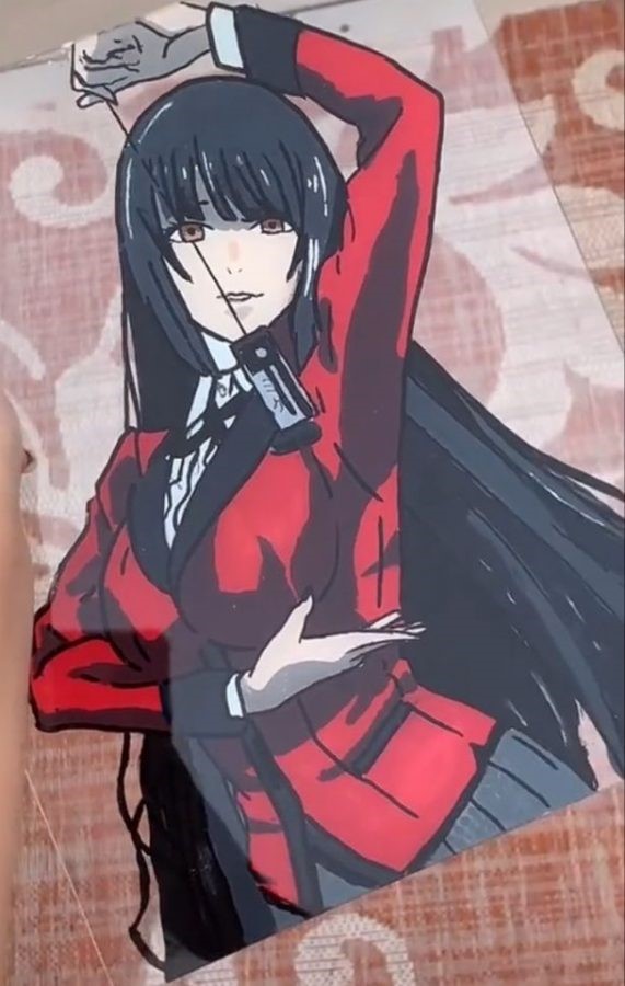 Anime Glass painting