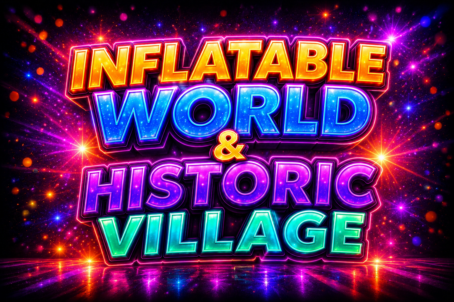 inflatable world